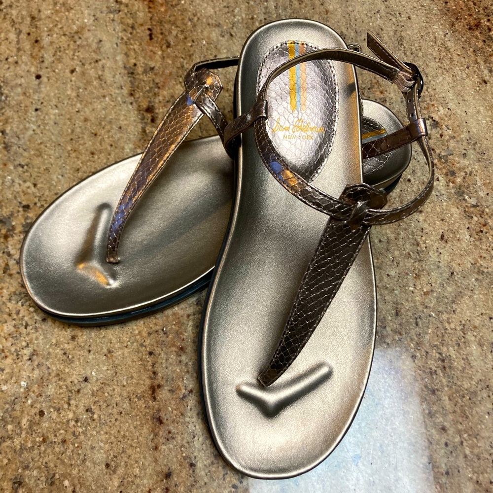 Sam Edelman brand new sandals.  Never worn.  They are rye pewter color.